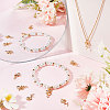 9Pcs 3 Style Brass Micro Pave Cubic Zirconia Pendants Sets KK-BBC0007-54-4