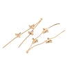 Brass Micro Pave Cubic Zirconia Big Pendants KK-C155-20G-2