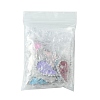 7 Sets 7 Colors Alloy Enamel Split Pendant ENAM-FS0001-71-6