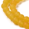 Natural Dyed Jade Beads Strands G-M402-B01-01-3