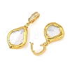 Eletroplated Natural Baroque Keshi Pearl Pendants PALLOY-JF06017-2
