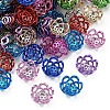 UV Plated ABS Bead Caps OACR-D316-04C-1