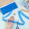 Polyester Lace Ribbon OCOR-WH0105-188-3