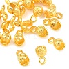 Brass Bead Tips KK-N0002-04G-2