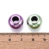 UV Plating Opaque Acrylic European Beads OACR-Q200-10A-4