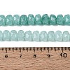 Imitation Jade Crackle Glass Beads Strands GLAA-N068-01A-A03-5