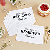 Polyester This Row Is Reserved Tablecloth AJEW-WH0455-376-2