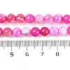 Natural Striped Agate/Banded Agate Beads Strands X-G-H037-A02-02-5