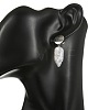 Natural Baroque Pearl Keshi Pearl Dangle Stud Earrings for Women EJEW-JE07044-2