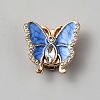 Alloy Rhinestone Cufflinks BUTT-WH0024-077A-1