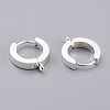 304 Stainless Steel Huggie Hoop Earrings Findings STAS-I167-01A-S-2