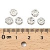 Brass Rhinestone Spacer Beads RSB04C14-2