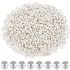 2000Pcs Brass Crimp Beads KK-SP0002-62S-1