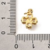 Brass Micro Pave Cubic Zirconia Pendants X-KK-V008-11G-04-3