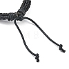 PU Leather & Waxed Cords Triple Layer Multi-strand Bracelets BJEW-G709-07-3