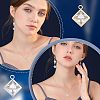 16Pcs 2 Colors 304 Stainless Steel Charms STAS-UN0035-45-6