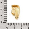 Brass Slide Charms KK-E802-33G-F-3