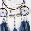 Woven Web/Net with Feather Wall Hanging Decorations PW-WG86194-01-3