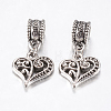 15Pcs Tibetan Style Alloy European Dangle Charms MPDL-ZF0001-02-1