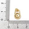 Brass Micro Pave Cubic Zirconia Charms LS-KK-H077-02G-03-3
