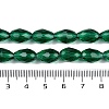 Transparent Imitation Jade Glass Beads Strands GLAA-N005-T10mm-D-4