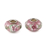 Lampwork & Brass Core European Beads LAMP-P019-01P-29-1