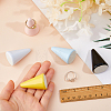 5Pcs 5 Colors Ceramics Ring Display Stands RDIS-FH0001-02-3
