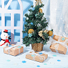 Olycraft 180Pcs 9 Styles Christmas Translucent Resin Cabochons RESI-OC0001-43-6