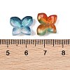 Two Tone Transparent Glass Beads GL-CBAB80E-01-3