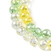 Electroplate Glass Beads Strands EGLA-D300-06-6mm-21-4