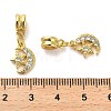 Rack Plating Brass Micro Pave Cubic Zirconia Charms KK-S398-01B-3