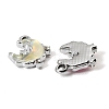 UV Plating Alloy Glass Pendants FIND-K032-40P-2