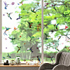 8Pcs 8 Styles Rectangle Plastic Window Stickers DIY-WH20015-001-5