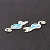 Spray Painted Alloy Enamel Pendants FIND-I019-03C-4