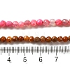Natural Fire Crackle Agate Beads Strands G-G588-4mm-M-3