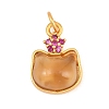 Alloy Pendants ALRI-D304-03G-1