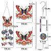 DIY Diamond Painting Butterfly Sun Catcher Wind Chime Kits PW-WG14800-01-5