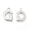 201 Stainless Steel Charms X-STAS-C021-06P-G-2
