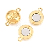 304 Stainless Steel Magnetic Clasps with Loops STAS-P452-04H-G-2