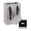5Pcs Square Paper Jewelry Display Cases CON-TA0001-39A-02-2