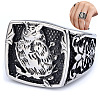304 Stainless Steel Finger Rings for Men WGC5670-01-2