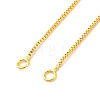 0.9MM Brass Box Chain Necklace Making NJEW-D302-77G-2