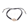 Adjustable Nylon Thread Braided Bead Bracelets BJEW-JB06076-01-1