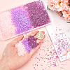 3 Style Transparent Electroplate Crushed Glass Craft GLAA-SC0001-99A-3