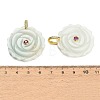 Natural Flower Amazonite Pendants GG-CBA4625-05G-03-3