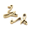 304 Stainless Steel Charms X-STAS-M327-02G-Y-2