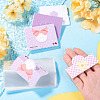 40Pcs 4 Styles Paper Foldable Header Cards CDIS-TA0001-51-7