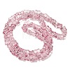 Transparent Glass Beads Strands GL-CBAAE04-01-5