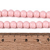 Painted Glass Bead Strands DGLA-S071-6mm-B2-4