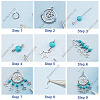 DIY Chandelier Earring Making Kit DIY-SC0020-32-4